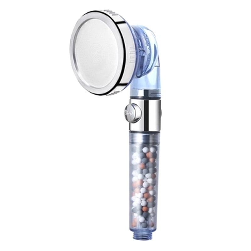 High Pressure Mineral Shower Head with On/Off Switch