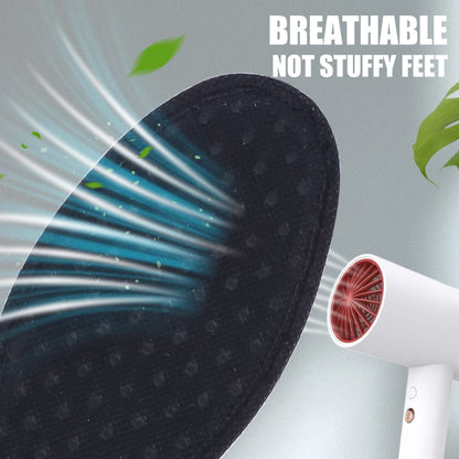 6 Pcs Bamboo Charcoal Deodorant Insoles Mesh Breathable